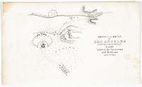 Sketch of the Battle of Los Angeles Upper California. Fought between the Americans and Mexicans Jany. 9th, 1847. From a sketch of Emory
