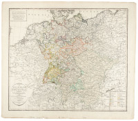 Charte von Teutschland: Nach den Besitzungen der Chur_ und F&uuml;rstl. H&auml;user und der Reichsst&auml;dte,,,