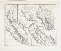 A Map of California Showing its Delineation at Various Periods