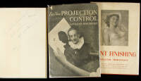 Three volumes on photography instruction, signed by William Mortensen