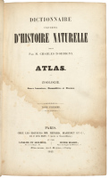 Dictionnaire Universel d'Histoire Naturelle. Atlas. Tome Premier