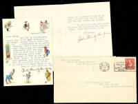 Two Typed Letters signed by Ruth Plumly Thompson, to Helena Geier, plus one mailing envelope