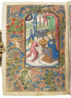 Book of Hours, Use of Rome, in Latin. Illuminated manuscript on vellum, mid-15th century