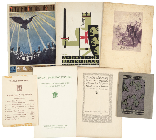 Small Lot of Bohemian Club Ephemera and Materials