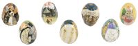 The Nancy Willard collection of autographed eggs