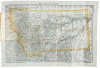 Rand, McNally & Co.'s Indexed Map of Montana Showing the Stage Lines, Counties, Lakes & Rivers Together with Every Post Office, or Town, Carefully Indexed, Referring to the Exact Location where Each may be Found on the Map