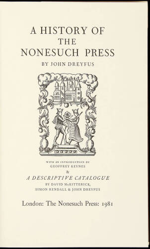 A History of the Nonesuch Press