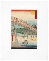 Station 38: Okazaki [from] Illustrations of Famous Places near the Fifty-Three Stations Along the Tōkaidō
