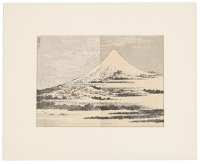 View of Mt. Fuji [from] Fugaku Hyakkei (One Hundred Views of Mt. Fuji)