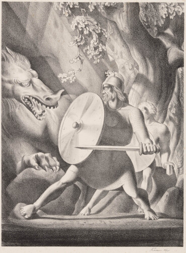 Beowulf and the Dragon