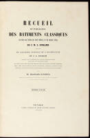Recueil et Parall&egrave;le des B&acirc;timents Classiques...