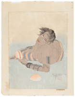 Femme Tatou&eacute;e de Falalap. Ouest Carolines