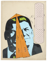 [Ronald Reagan and Band-Aid] - original poster art