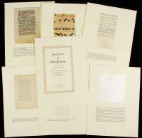 Specimens of Parchment