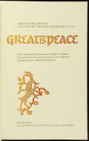 Great is Peace: Perek Ha-Shalom from the Talmudic Tractate Derekh Eretz Zuta.