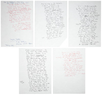 Autograph manuscript of an essay on Edward Upward