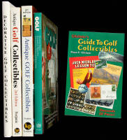 Five books on golf collectibles