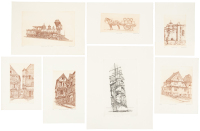 Twenty-six etchings by George Sutherland