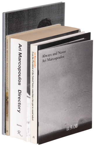 Five photography books by Ari Marcopoulous