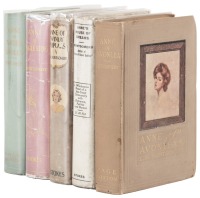 Five volumes from the Anne of Green Gables series