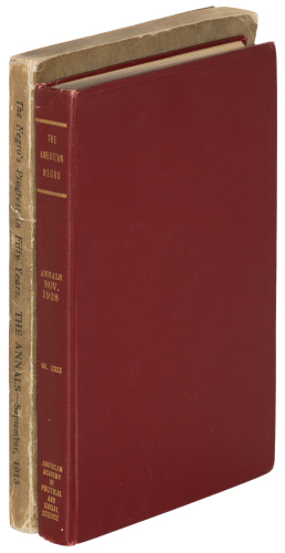 Two issues of "The Annals of the American Academy of Political and Social Science" focused on African Americans