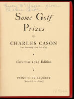 Some Golf Prizes