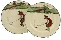 Charles Crombie Golf Series Ware - Two Plates