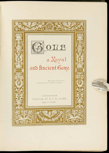 Golf: A Royal & Ancient Game