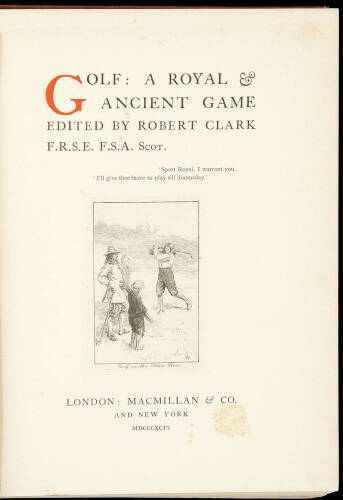 Golf: A Royal & Ancient Game