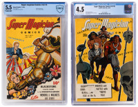 SUPER MAGICIAN COMICS Vol. 2 No. 6 [and] Vol. 3 No. 3 * Lot of 2 Comics
