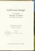 Golf Course Design: An annotated bibliography with highlights of its history and resources