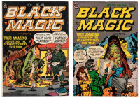 BLACK MAGIC Nos. 8 [Vol. 2, #2] and 32 [Vol. 5, #2] * Lot of Two Comics