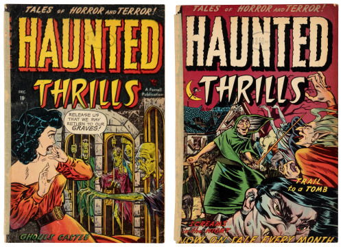 HAUNTED THRILLS Nos. 4 and 7 * Lot of Two Comics