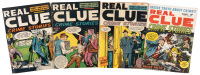 REAL CLUE CRIME STORIES Nos. 22, 26, 31 and 73 * Lot of Four Comics