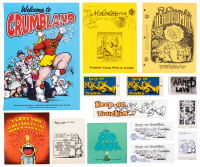 Welcome to Crumbland, Keep On Truckin', The Sad Book, Zonk Card, Nickel Library, Melotoons & More * Lot of 13 Crumb Ephemera Items