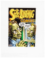 SELF-LOATHING COMICS No. 1 Cover Reproduction Print * Signed by Crumb