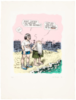 "What Should I Do With My Life, Mr. Natural?" Signed Limited Serigraph