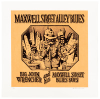Maxwell Street Alley Blues Limited Signed Serigraph