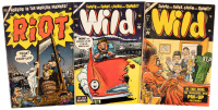 RIOT No. 1 [and] WILD Nos. 3 and 5 * Lot of Three Comics