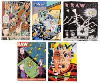 RAW Magazine Volume 1 Issues 4, 5, 6, 7, and Read Yourself RAW * Lot of 6