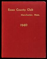 Essex Country Club: Club Colors, Red and Gold, 1940