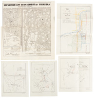 Five American military maps after U.S. occupation of the Philippines in the Spanish-American War
