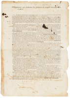 Contract for an emancipated female slave in Cuba to work in the copper mines