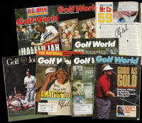 Eight issues of Golf World Magazine - many signed