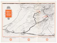Map of Merced Highway and other routes to Yosemite