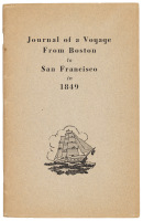 Journal of a voyage from Boston to San Francisco in 1849