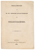 Reglamento de la Direcci&oacute;n de Colonizaci&oacute;n