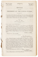 Message from the President of the United States in answer to a resolution of the Senate, calling for the proceedings of the court of inquiry convened at Saltillo, Mexico, January 12, 1848, for the purpose of obtaining full information relative to an alleg