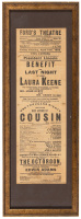 Handbill for Ford's Theater, April 14, 1865