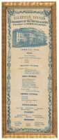 Reception Dinner to the President of the United States, Furnished at Barnum's Hotel, June 8th, 1843